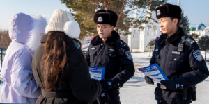 冰城公安：保畅安途  为伏尔加庄园增添动人“警”色